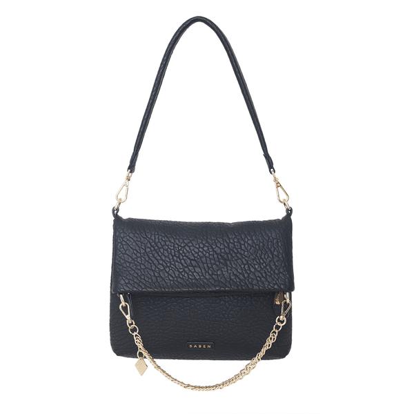 Saben Daria Shoulder Bag - Black Bubble