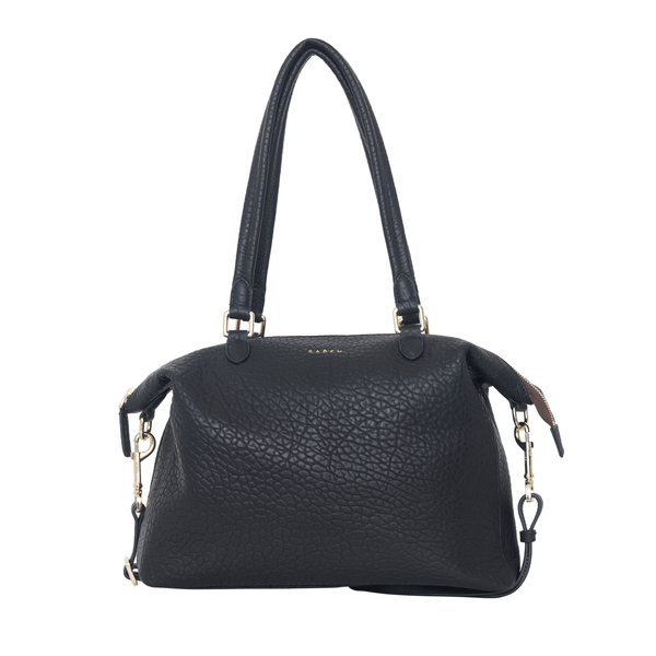 Saben Greta Shoulder Bag - Black Bubble