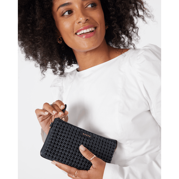 Saben Lily Crossbody - Black Braid