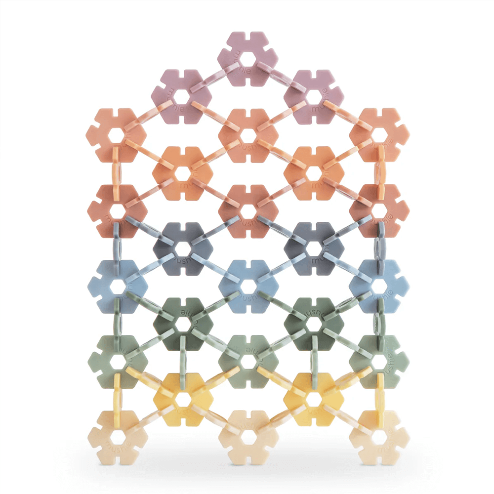 Mushie Hex Connect Building Toy Set