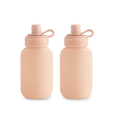 Mushie Silicone Puree Pouch 2-Pack - Blush
