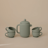 Mushie Silicone Tea Play Set - Cambridge Blue