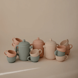 Mushie Silicone Tea Play Set - Blush