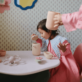 Mushie Silicone Tea Play Set - Blush