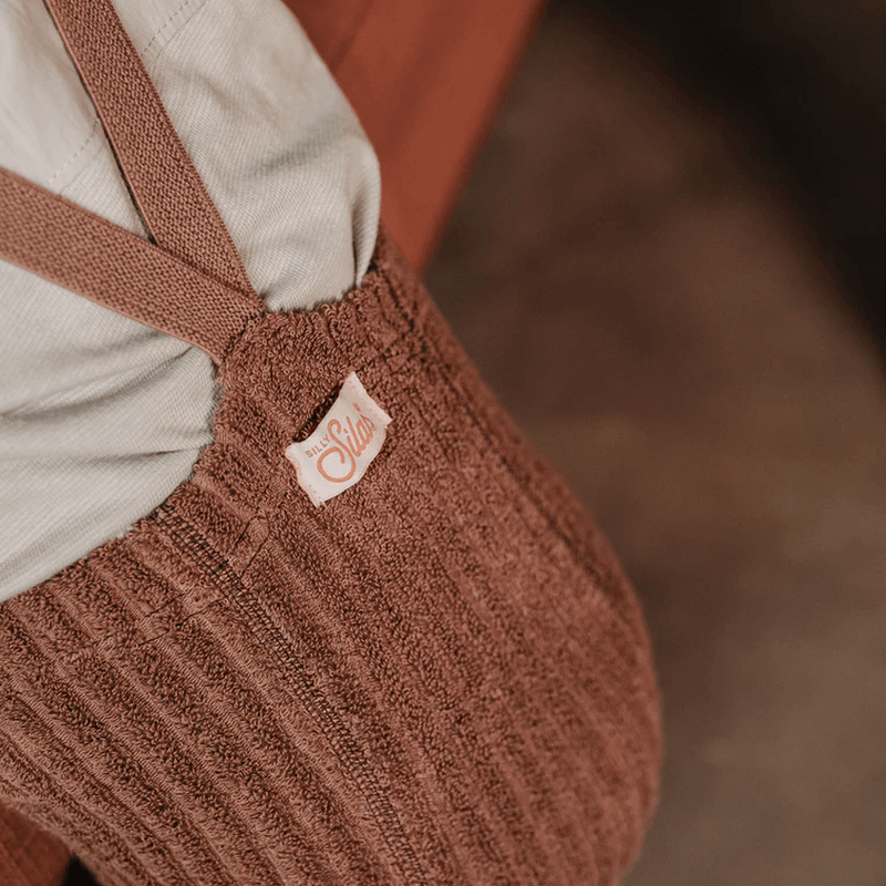 Silly Silas Granny Teddy Footed Tights - Granola
