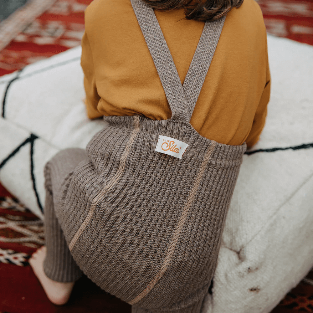 Silly Silas Hippy Footless Tights - Cocoa