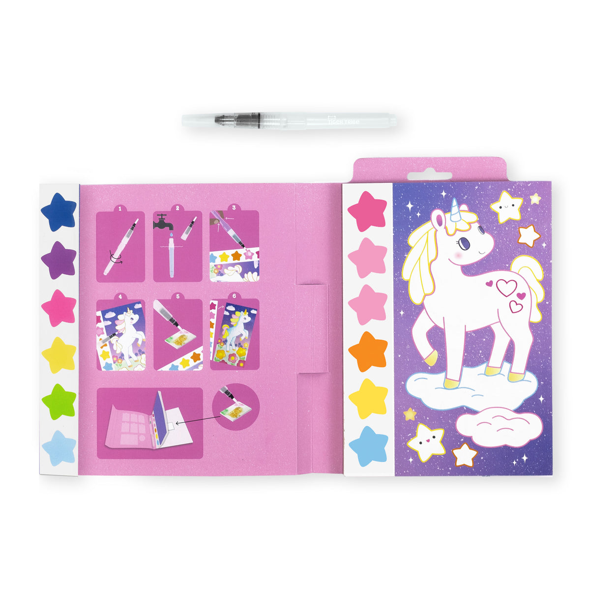 Tiger Tribe Paint a Picture Set - Unicorn Skies