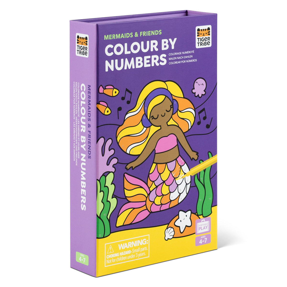 Tiger Tribe Colour by Number - Mermaids and Friends