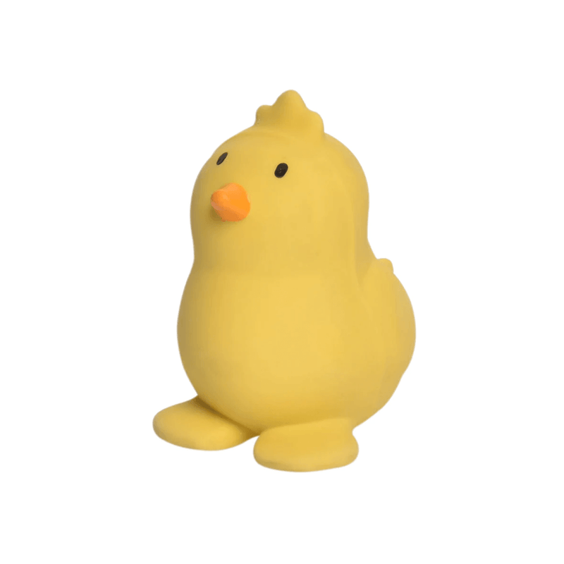 Tikiri Rubber Baby Rattle & Bath Toy - Chick