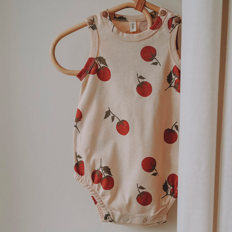 Organic Zoo Tomato Sleeveless Bodysuit
