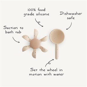 Mushie Bath Play Set - Water Wheel