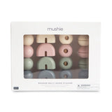 Mushie Wooden Multi Shape Stacker - Original