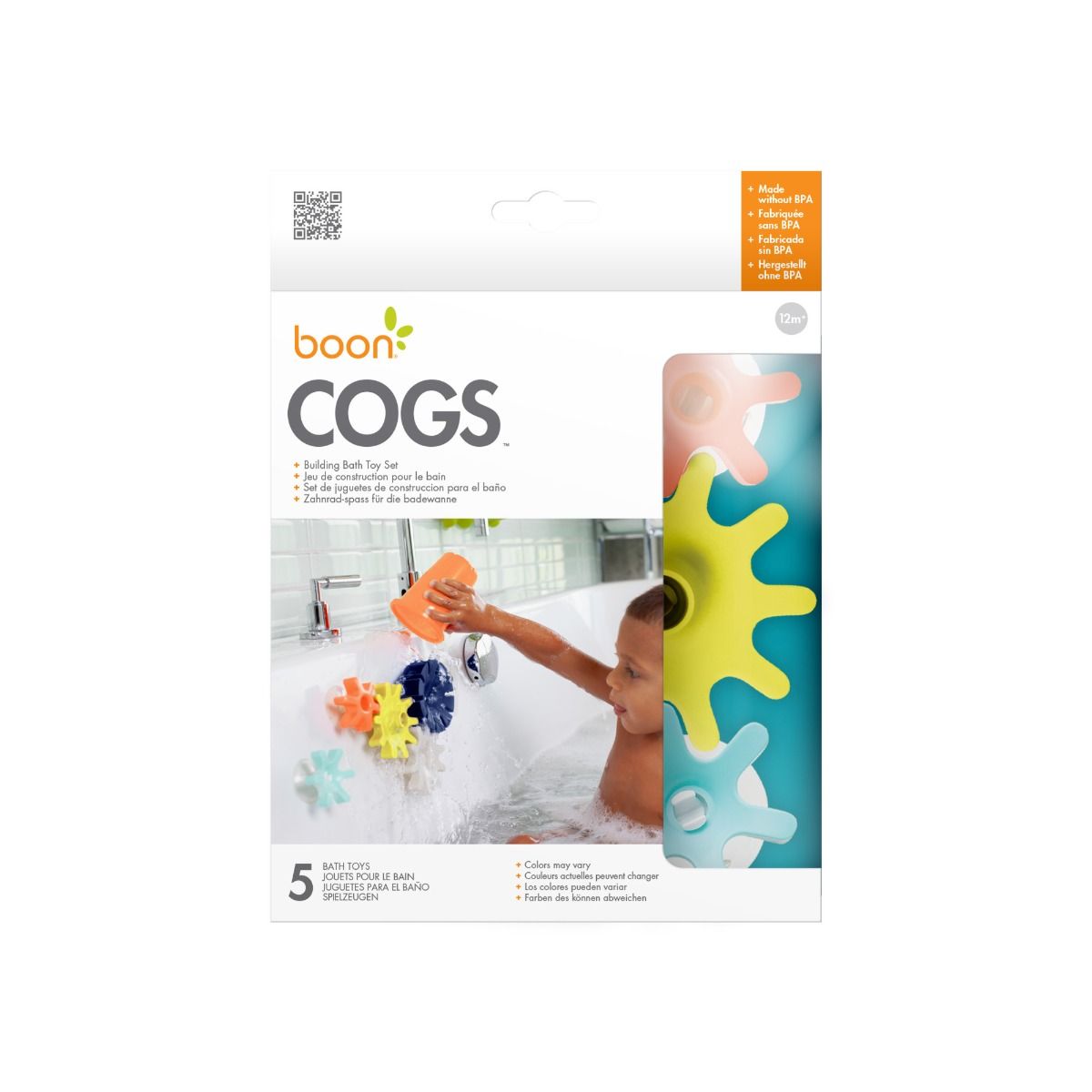 Boon Cogs Bath Toy - Navy
