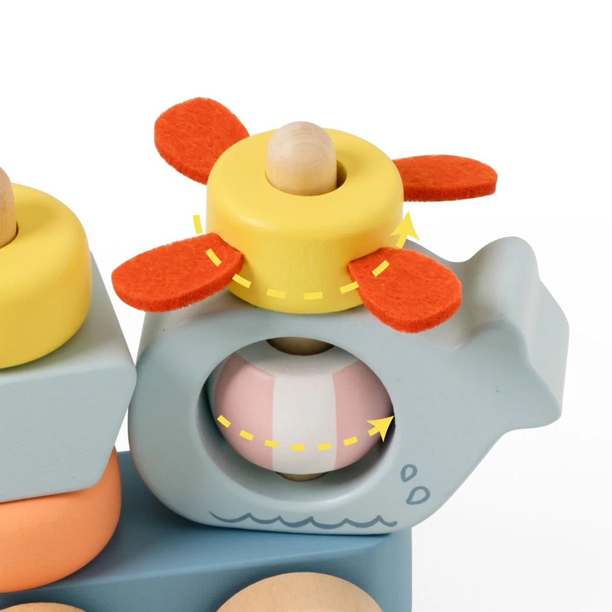 Classic World Pull Train - Ocean