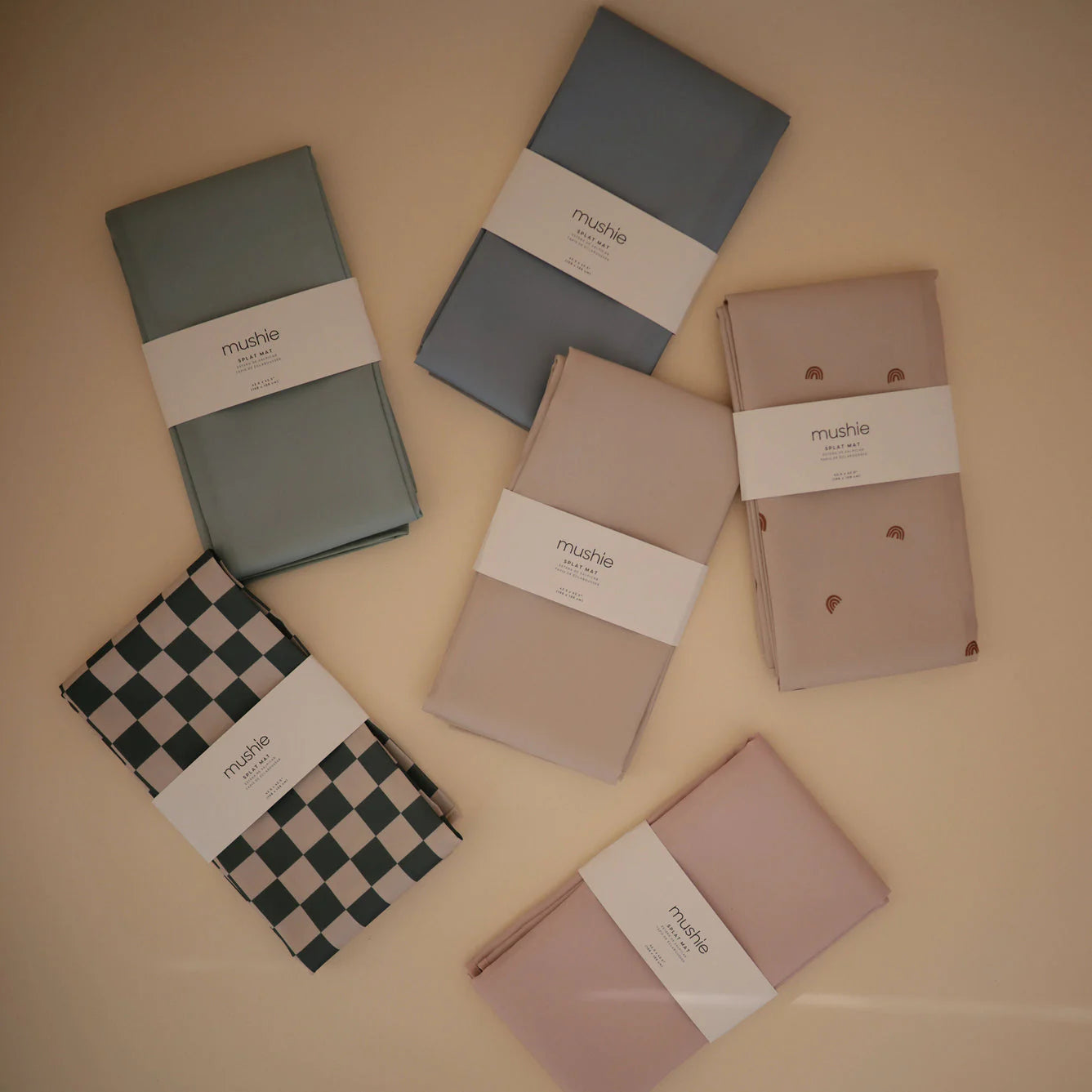 Mushie Splat Mat - Roman Green