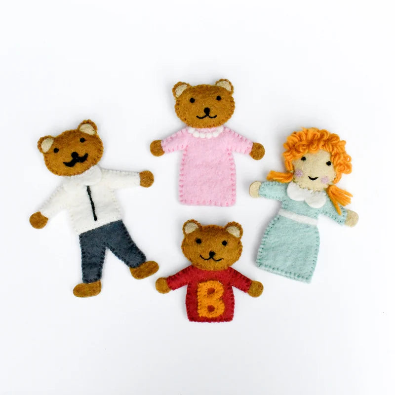 Goldilocks and the Three Bears, Finger Puppets Set