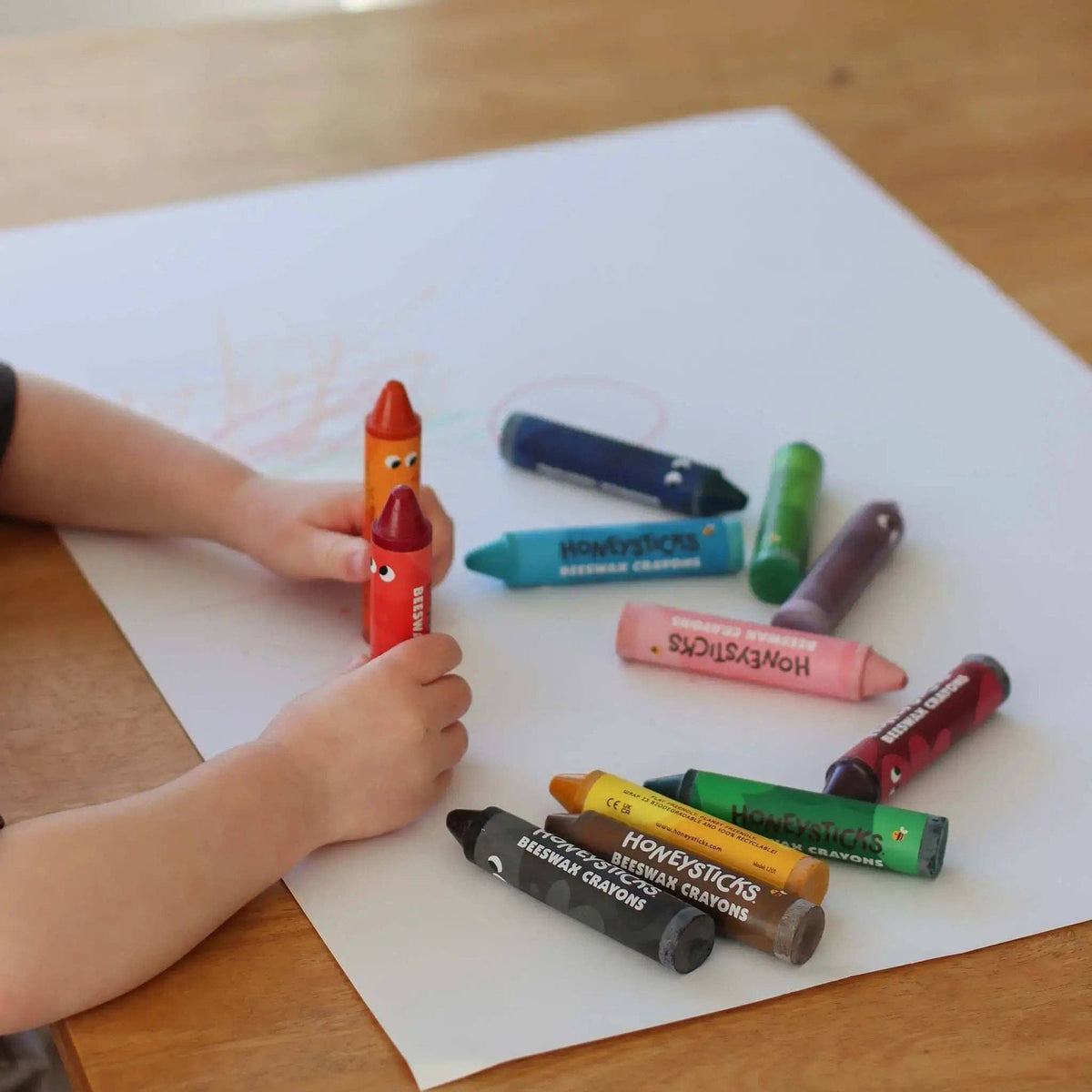 Honeysticks Beeswax Crayons Super Jumbos 7 pack