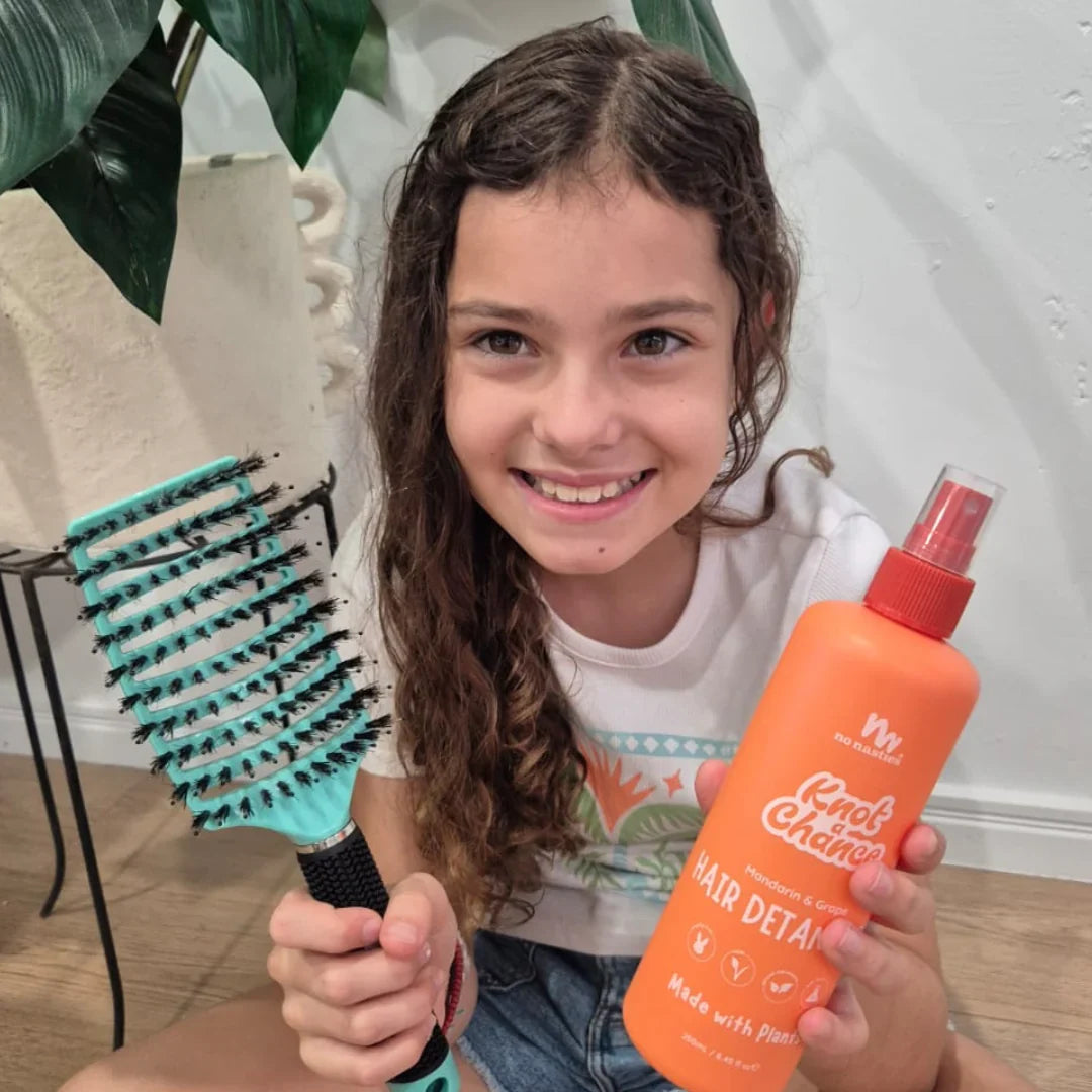 No Nasties Natural Plant Based Hair Detangler - Mandarin and Grape