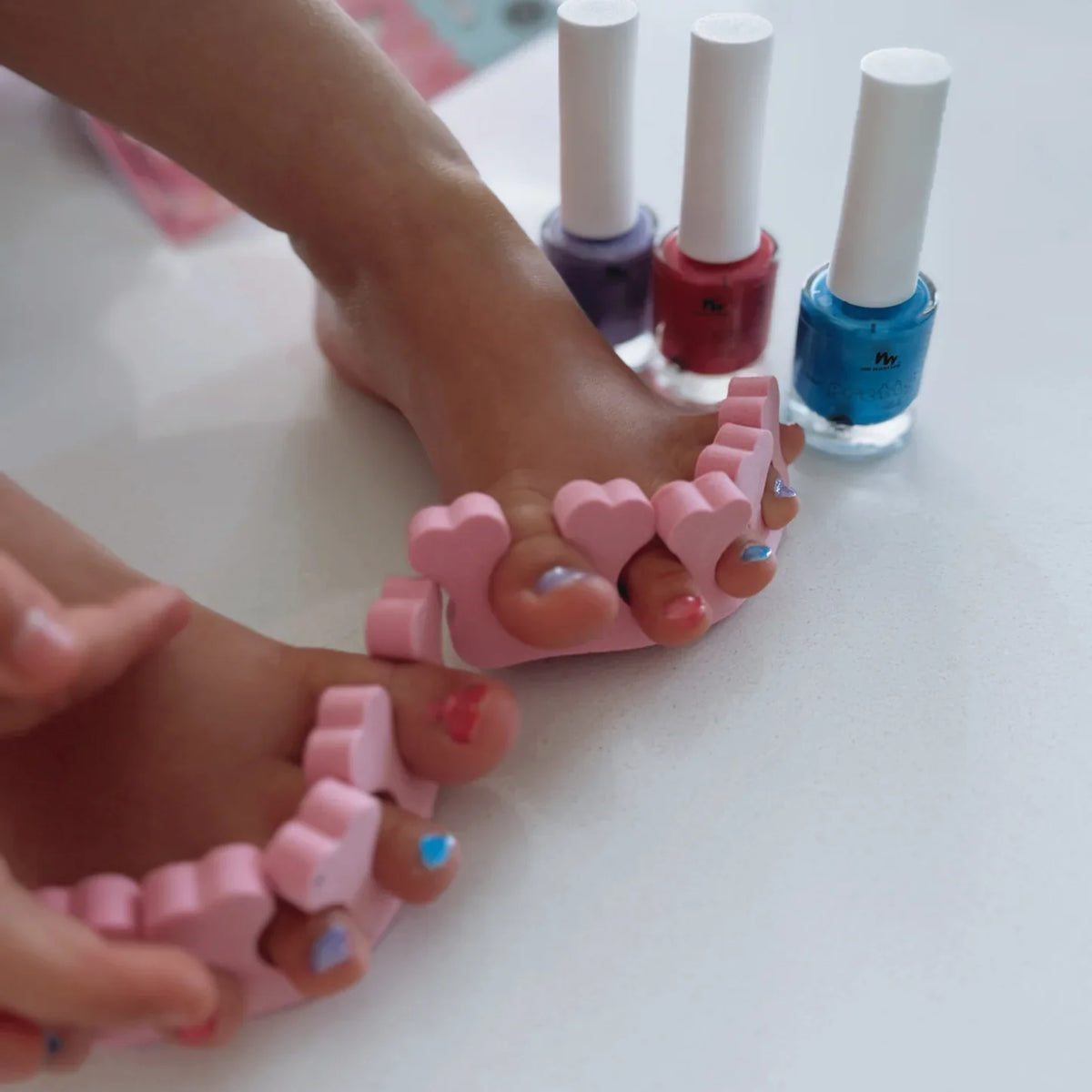 No Nasties Colour Fun 4-Pack Non Toxic Kids Nail Polish Gift Set