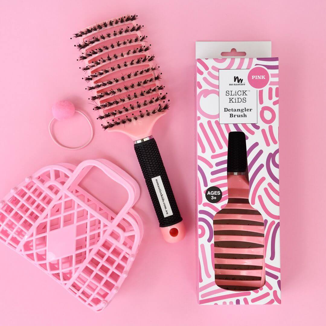No Nasties Detangler Brush - Pink