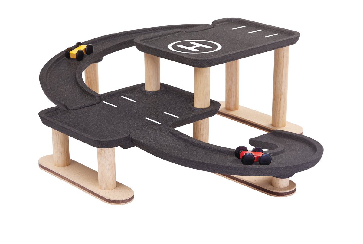 Plan Toys- Race N Play Parking Garage