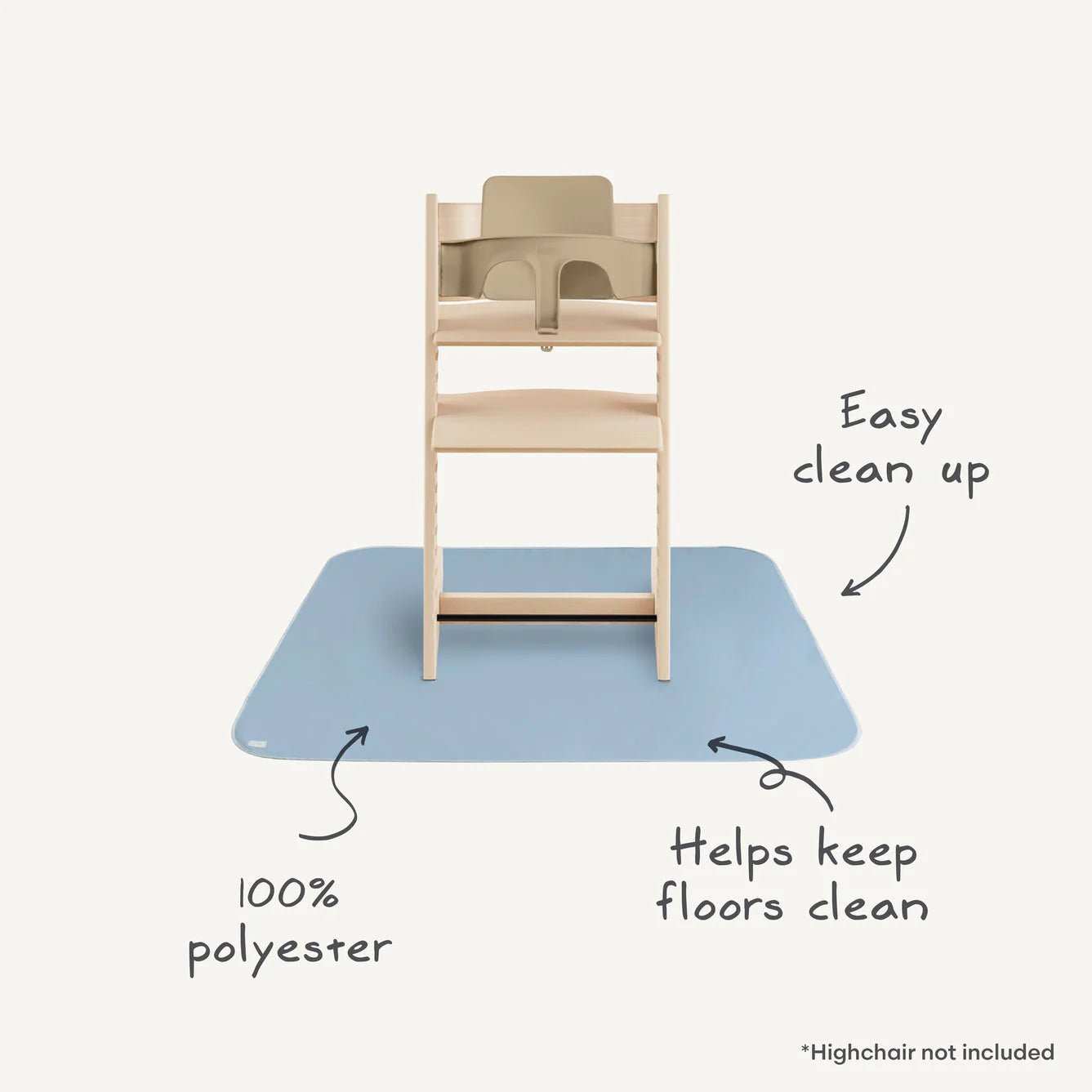 Mushie Splat Mat - Roman Green