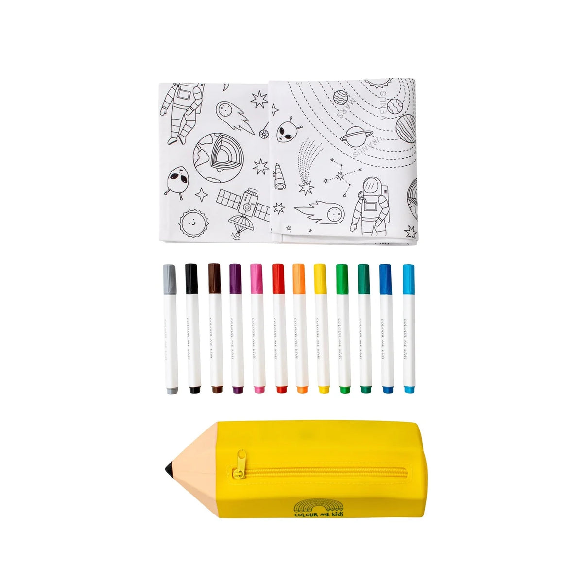 Washable, Reusable Colouring-In Solo Mat Kit - In the Stars
