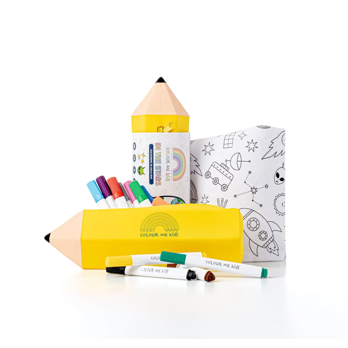 Washable, Reusable Colouring-In Solo Mat Kit - In the Stars