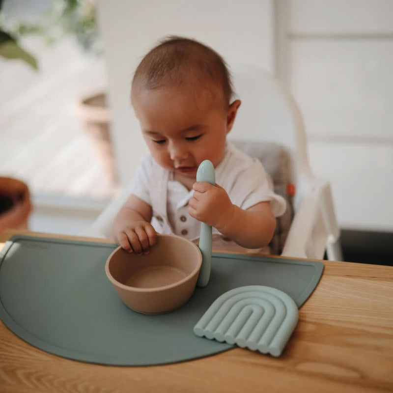 Mushie Silicone Suction Bowl - Blush
