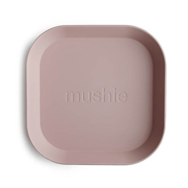 Mushie Square Dinner Plates - Blush