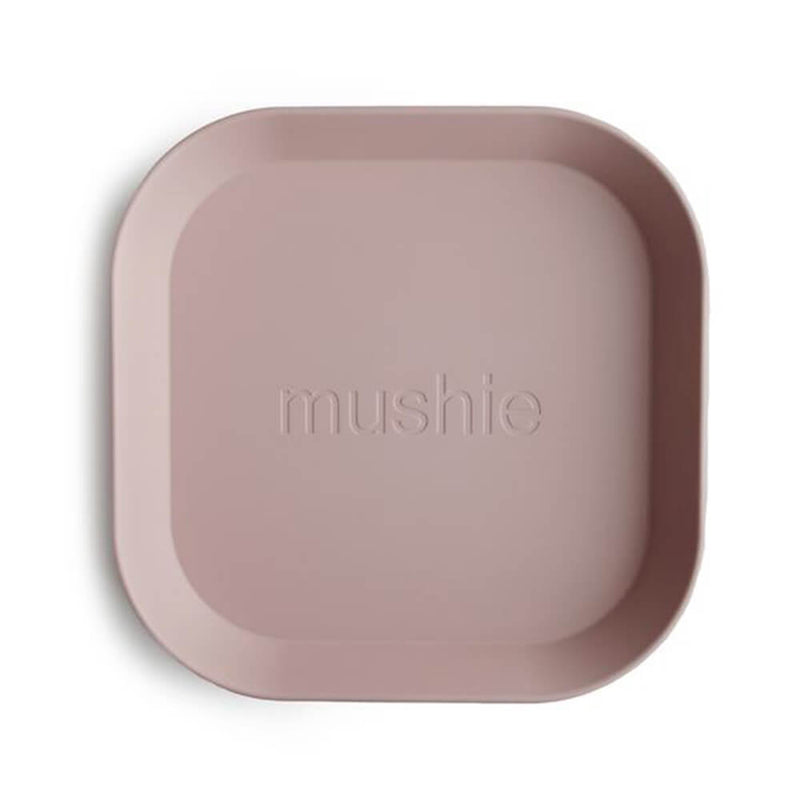 Mushie Square Dinner Plates - Blush