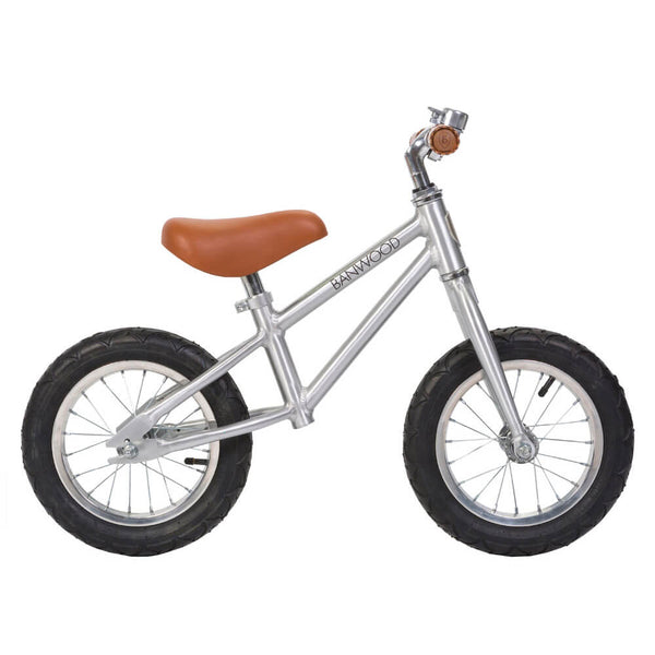 Banwood First Go Balance Bike - Chrome