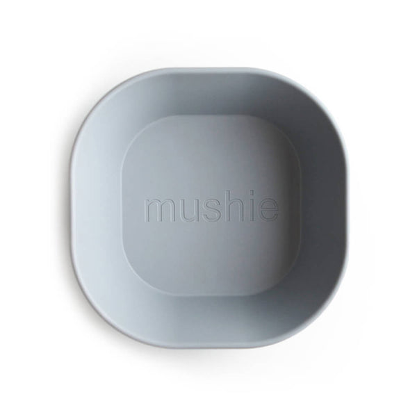 Mushie Square Dinner Bowls - Cloud