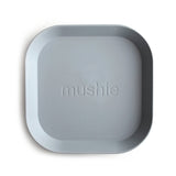 Mushie Square Dinner Plates - Cloud