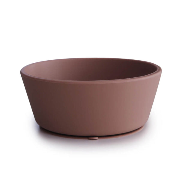 Mushie Silicone Suction Bowl - Cloudy Mauve