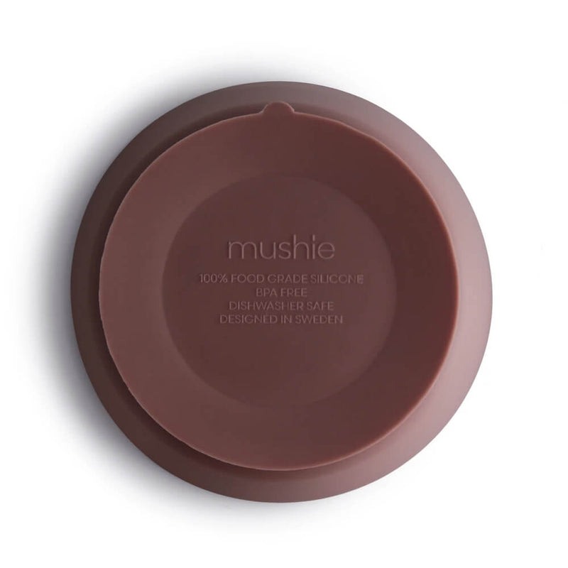 Mushie Silicone Suction Bowl - Cloudy Mauve