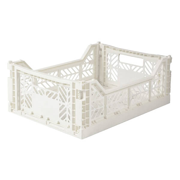 AY-KASA Foldable Crate - Midi Coconut Milk