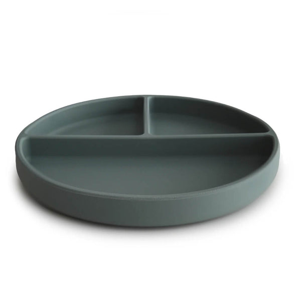 Mushie Silicone Suction Plate - Dried Thyme