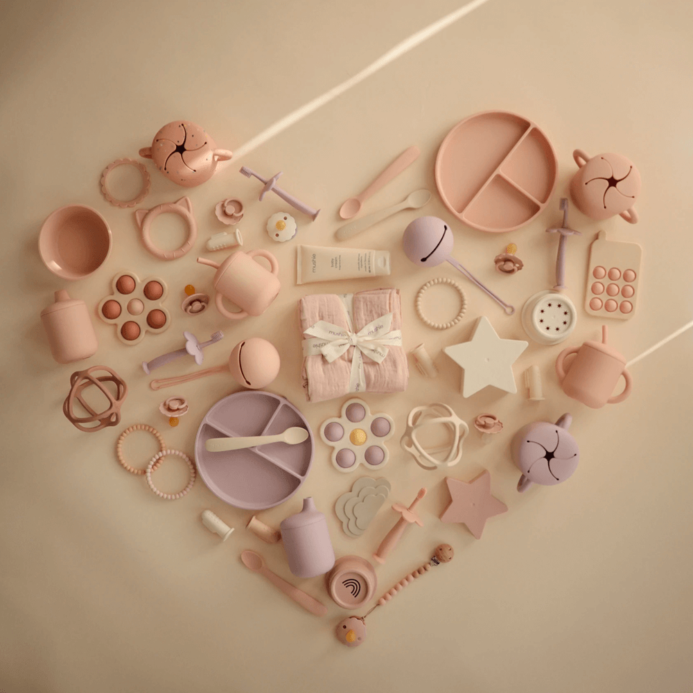 Frigg Pacifier - Latex - Daisy Blush