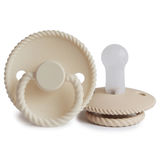 Frigg Pacifier - Silicone - Rope Cream/Croissant
