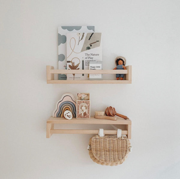 The perfect children's book shelf. Available online and in store in New Zealand from Little Gatherer. 