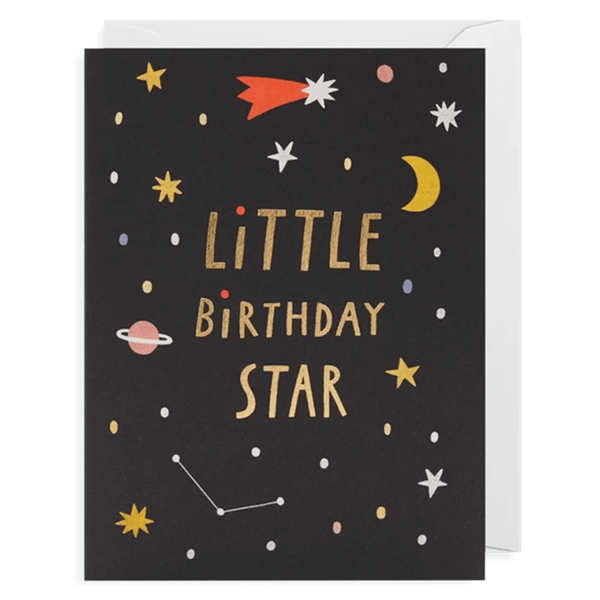 Lagom Design Little Birthday Star Greeting Card