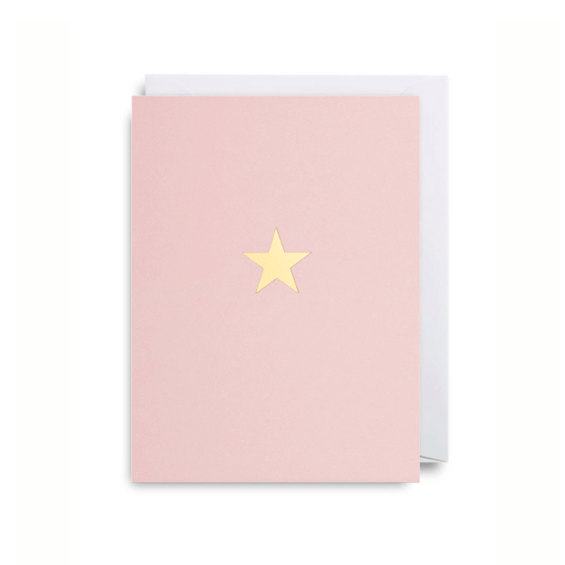 Lagom Design Gold Star Greeting Card