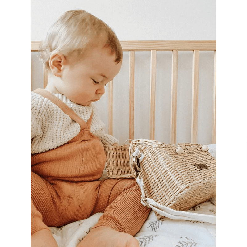 Silly Silas Footless Tights - Light Brown