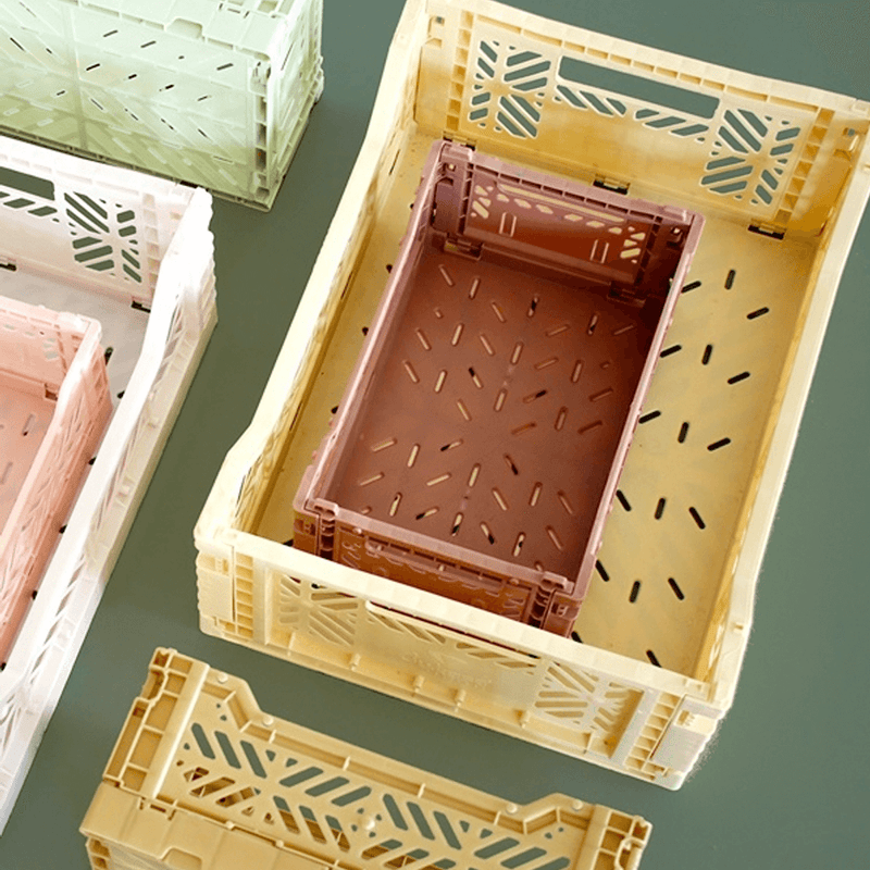 AY-KASA Foldable Crate - Midi Banana