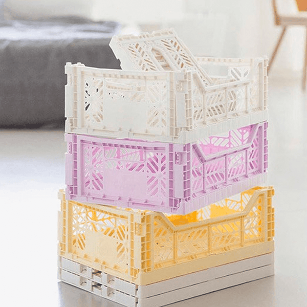AY-KASA Foldable Crate - Midi Orchid