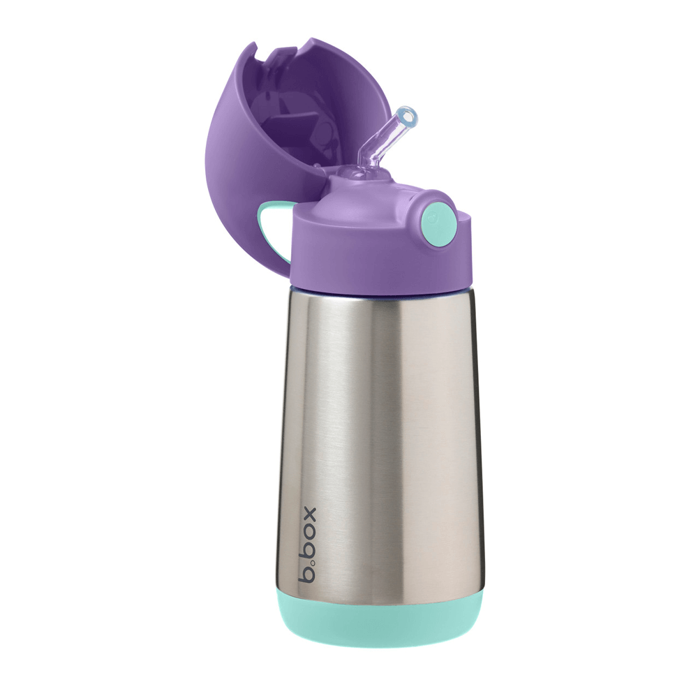 B.Box Insulated Drink Bottle 350ml - Lilac Pop