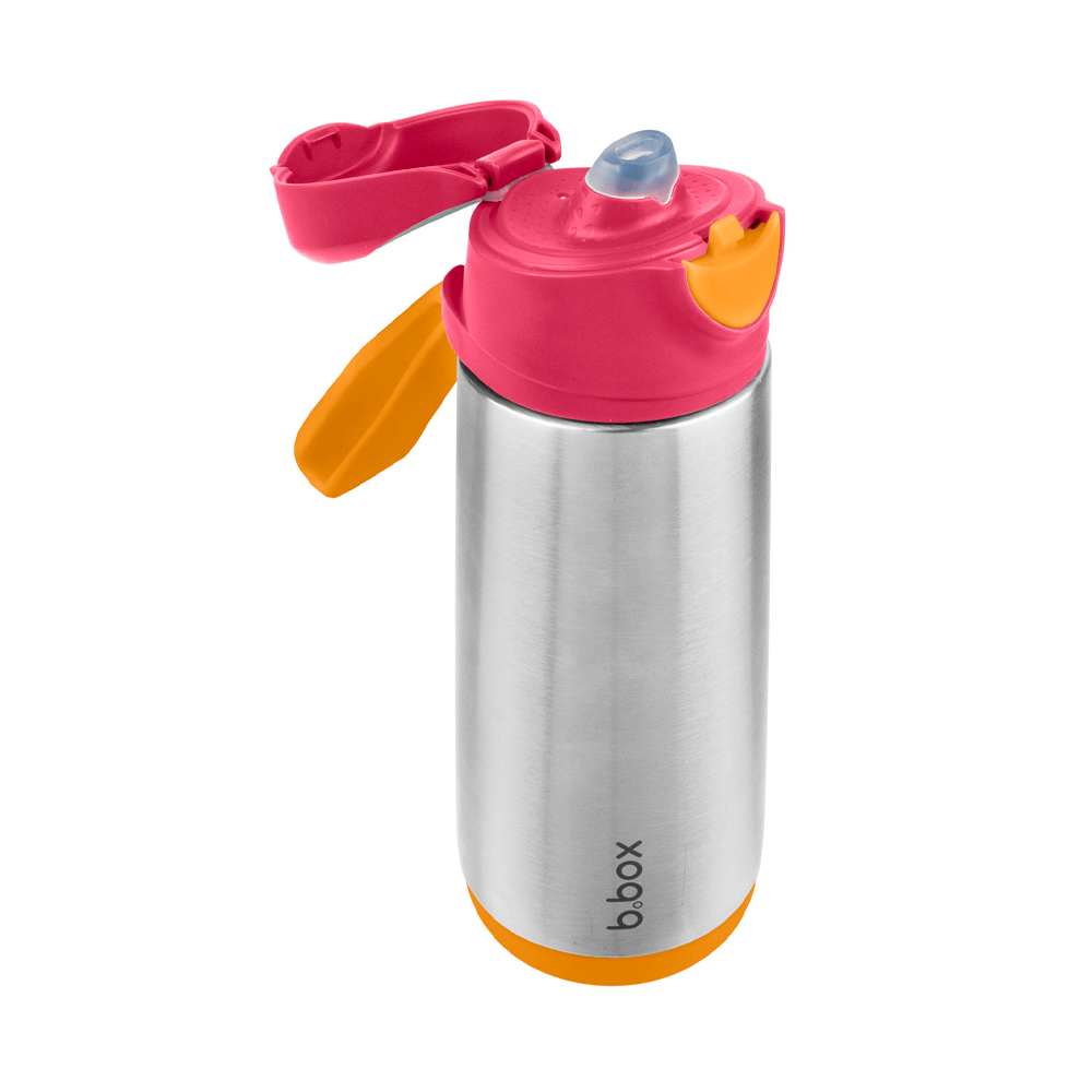 B.Box Insulated Spout Drink Bottle 500ml - Strawberry Shake
