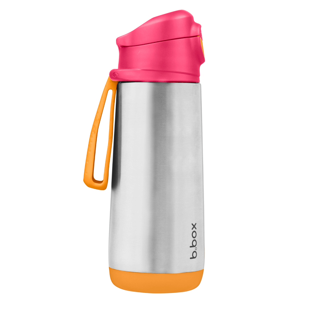 B.Box Insulated Spout Drink Bottle 500ml - Strawberry Shake