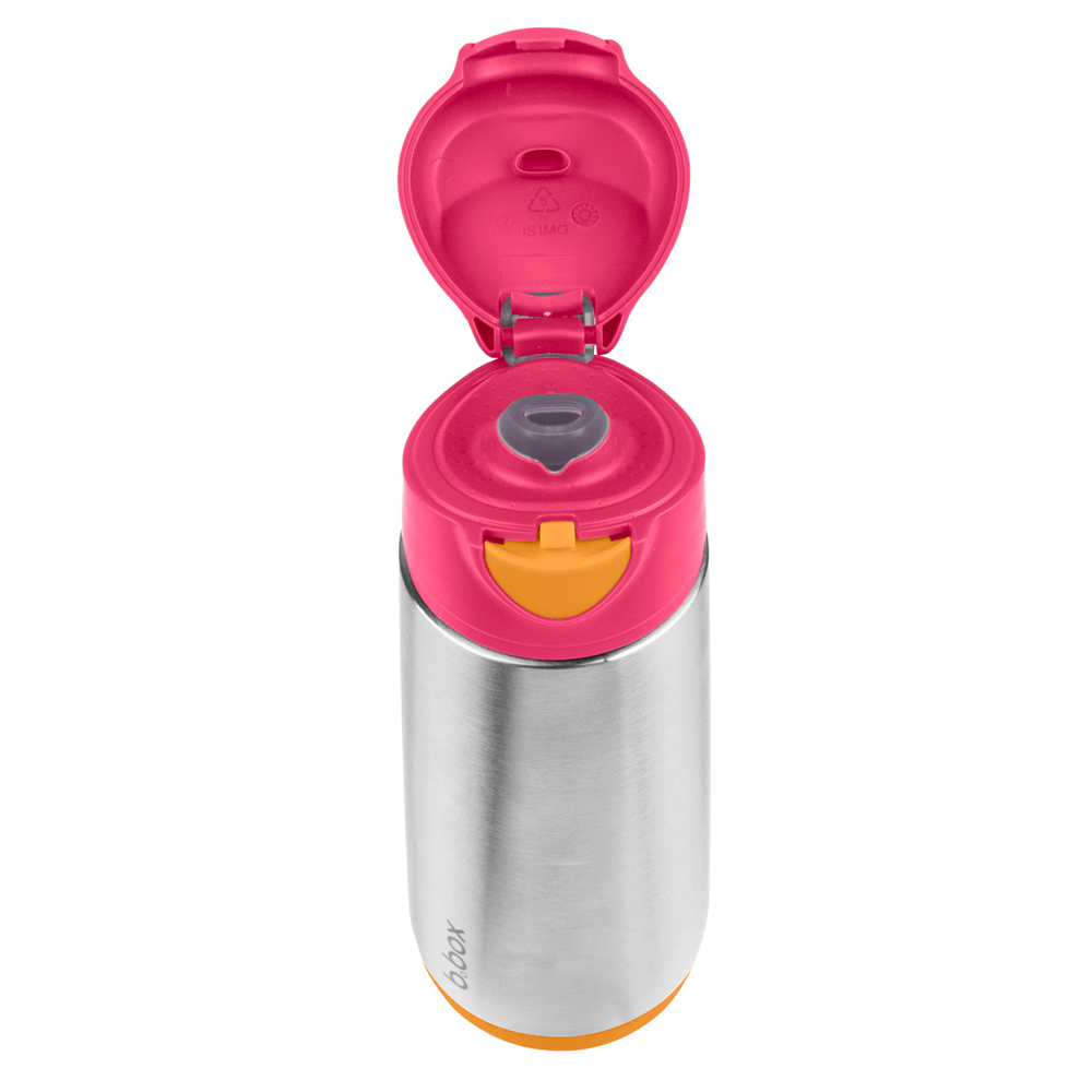 B.Box Insulated Spout Drink Bottle 500ml - Strawberry Shake